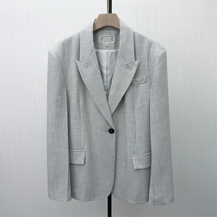 2026春季 休闲经典 新品 外套女时尚 宽松通勤百搭西服9126 西装 秋S