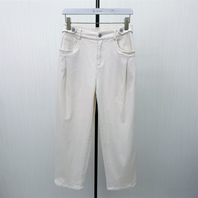 C●2026春季新品 宽松长裤女高腰显瘦休闲直筒通勤百搭裤子5231