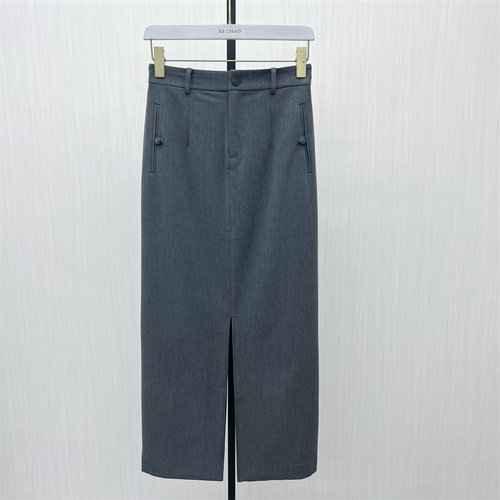香●2025秋季新品 西装半身裙女高腰显瘦气质通勤直筒裙子1024
