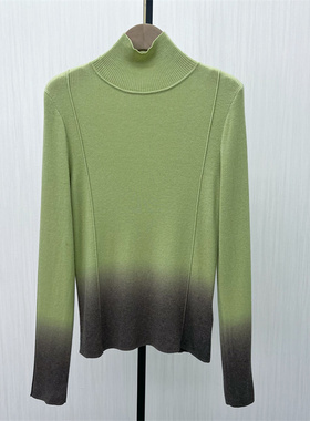 良月●2025冬季新 高领针织衫女弹力修身显瘦打底衫长袖上衣8330