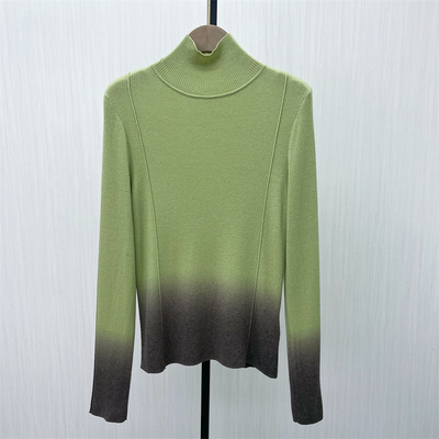 良月●2025冬季新 高领针织衫女弹力修身显瘦打底衫长袖上衣8330