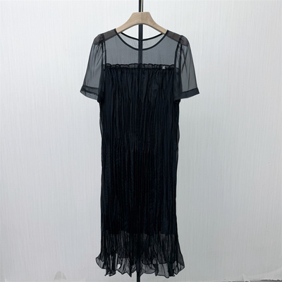 KA●2026夏季新品 法式镂空连衣裙女气质显瘦小清新a字茶歇裙1771