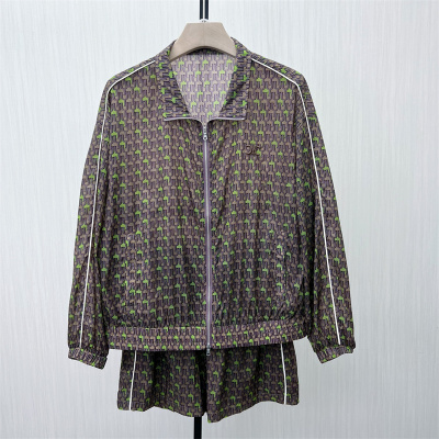 香●2025夏季新品 休闲套装女宽松慵懒风防晒外套短裤两件套3285