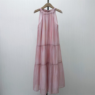 香●2026夏季新品 法式吊带连衣裙女海边度假风无袖a字长裙2556