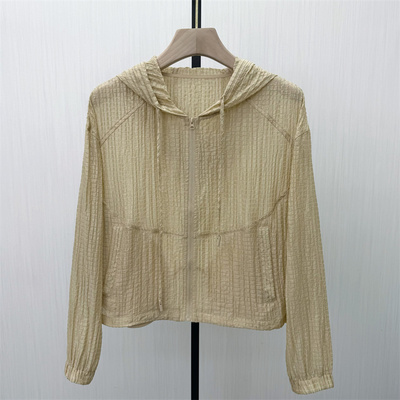 C●2026春季新品 防晒外套女透气空调服开衫轻薄休闲短上衣3370