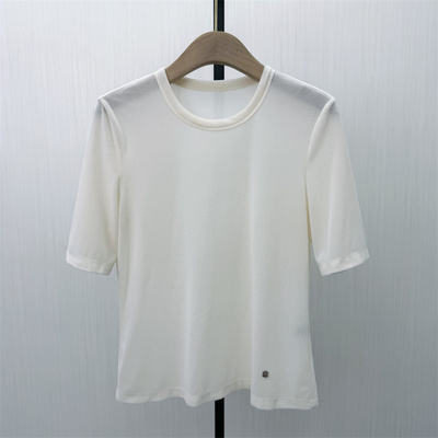 S●2026春季新品 短袖T恤女轻薄简约宽松显瘦内搭打底衫上衣627