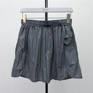 2026夏季 女高腰显瘦宽松休闲百搭短裤 新品 阔腿裤 763 防晒工装