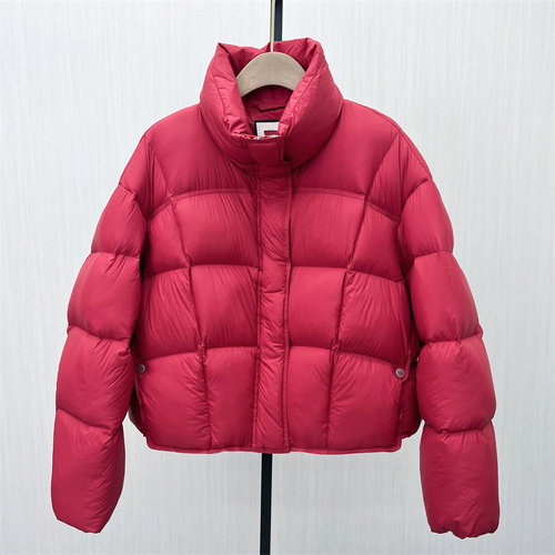 良月●2025冬季新 短款立领羽绒服女宽松面包服加厚保暖外套1256