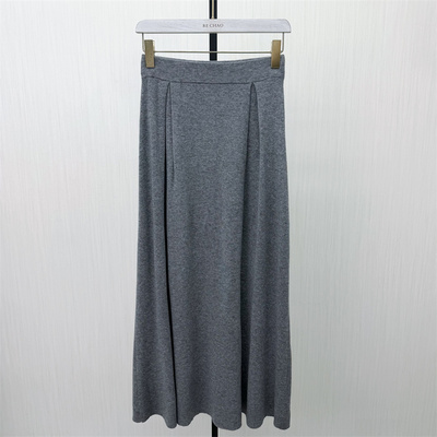 图●2026春季新品 针织半身裙女高腰修身显瘦垂感长裙a字伞裙4511