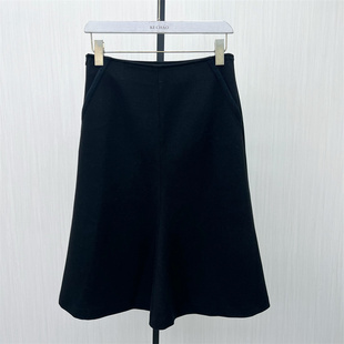 伞裙半身裙女高腰显瘦气质百搭大摆长裙0182 新品 良月 2025冬季