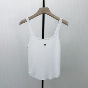 恩●2026夏季新品 短款针织背心女修身显瘦打底内搭吊带上衣297