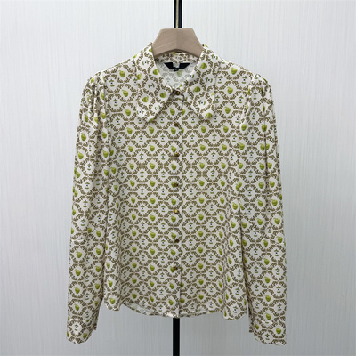 图●2026春季新品 法式长袖衬衫女小众气质别致宽松打底上衣1657