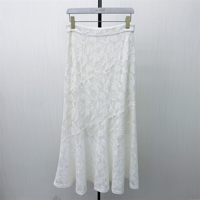 良月●2026夏季新品 蕾丝半身裙女高腰显瘦气质优雅a字长裙8318