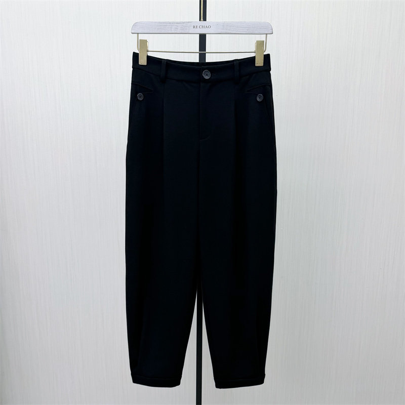 良月●2026春季新品 西装哈伦裤女高腰显瘦休闲长裤烟管裤0100