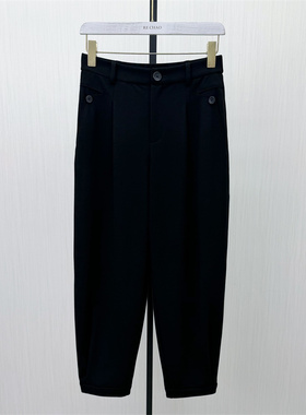 良月●2026春季新品 西装哈伦裤女高腰显瘦休闲长裤烟管裤0100