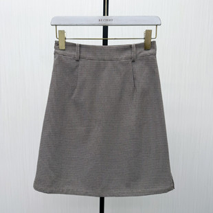 fei●2026春季新品 格子半身裙女高腰显瘦气质通勤包臀裙子3264