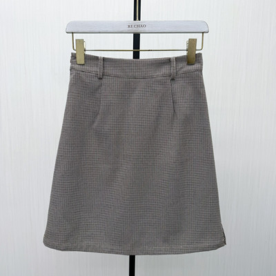 fei●2026春季新品 格子半身裙女高腰显瘦气质通勤包臀裙子3264