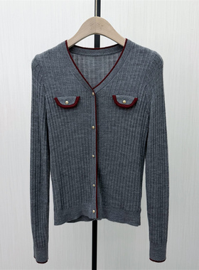 彩●2026春季新品 v领针织衫女气质通勤简约百搭长袖上衣149