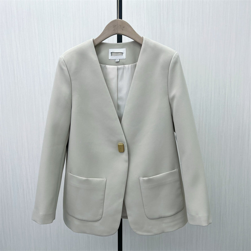 fei●2025秋季新品 西装外套女时尚休闲经典宽松百搭西服大衣7288