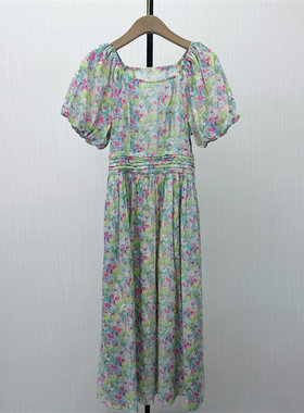 fei●2026夏季新品 法式碎花连衣裙女气质显瘦小清新茶歇裙6217