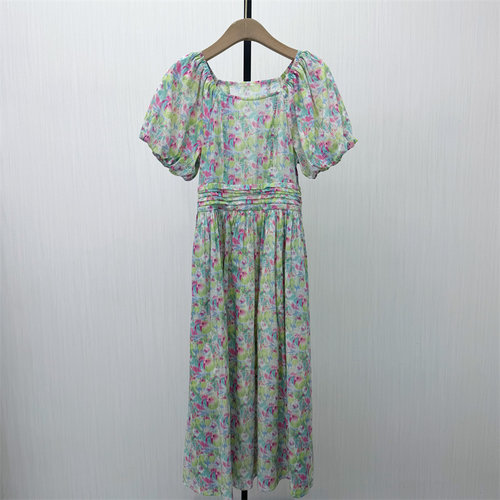fei●2026夏季新品 法式碎花连衣裙女气质显瘦小清新茶歇裙6217