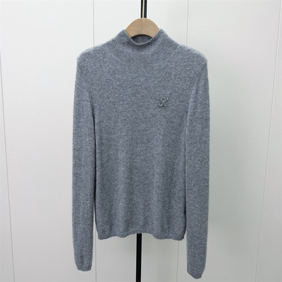 KA●2026冬季新品 绵羊毛高领打底衫女简约修身显瘦针织上衣8531