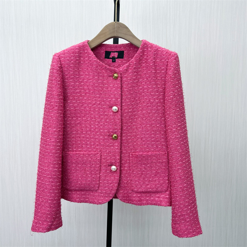图●2025春季新品 小香风西装外套女气质通勤粗花呢西服夹克3622