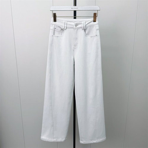 KA●2026冬季新品 加绒牛仔裤女高腰显瘦宽松休闲百搭长裤8621