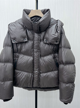 fei●2025冬季新品 短款羽绒服女连帽面包服加厚保暖外套8312