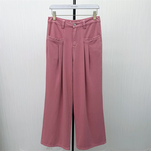 女高腰显瘦宽松直筒休闲百搭长裤 阔腿牛仔裤 新品 922 2026春季