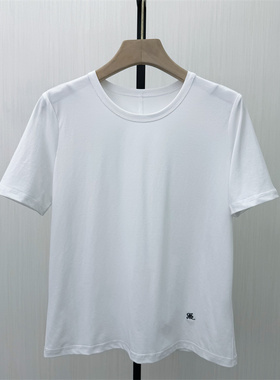 恩●2026夏季新品 纯色打底衫女简约宽松显瘦内搭短袖T恤上衣622