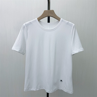 纯色打底衫 恩 2026夏季 新品 T恤上衣622 女简约宽松显瘦内搭短袖