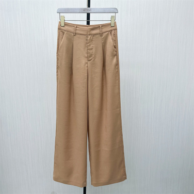 KA●2025秋季新品 西装阔腿裤女宽松休闲百搭显瘦直筒长裤子1281