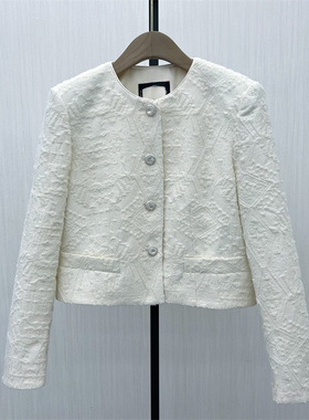 良月●2025秋季新 小香风西装外套女气质通勤小个子短款夹克8161