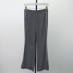 女设计感小众休闲百搭直筒长裤 迪 印花阔腿裤 新品 1331 2026春季