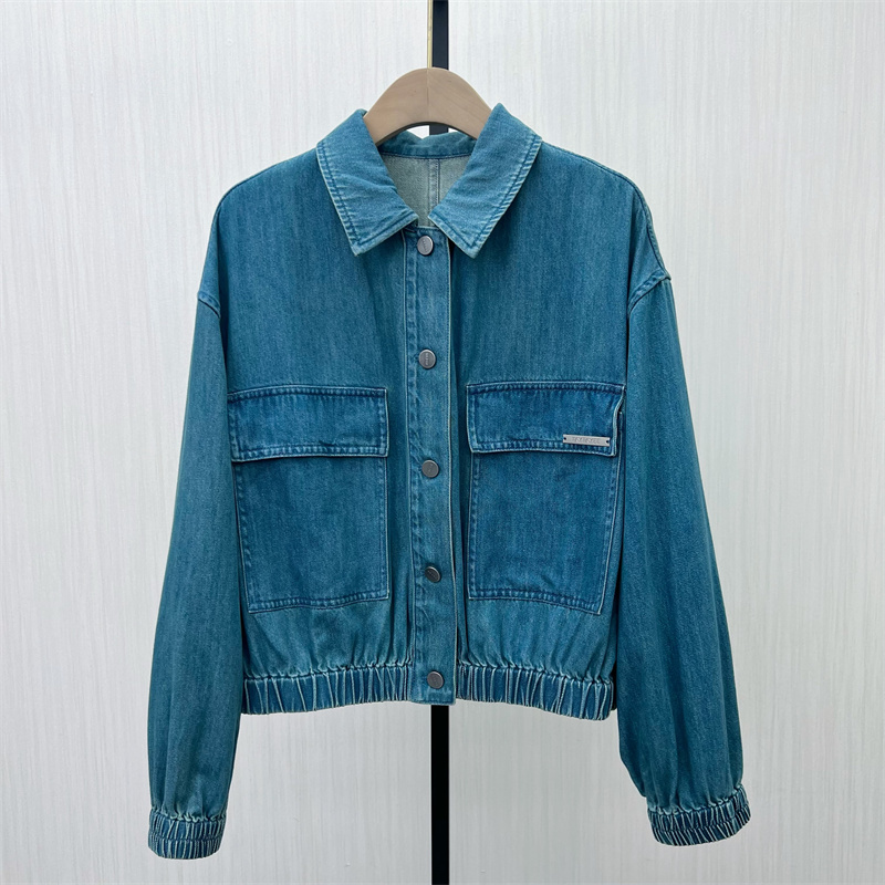 fei●2025秋季新品 牛仔外套女时尚休闲通勤宽松百搭短款夹克7246
