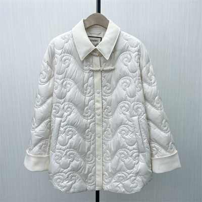 良月●2025冬季新 轻薄羽绒服女新中式盘扣轻便保暖防寒外套1233