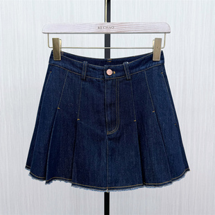 伊●2026夏季新品 牛仔半身裙女高腰显瘦休闲日常百搭a字短裙3082