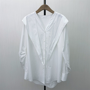 衬衫 慵懒风长袖 新品 女休闲小众宽松通勤百搭上衣913 2026夏季