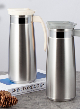 韩式LILIN不锈钢冷水壶带把水瓶餐厅酒店用水壶加厚热凉水壶1.3L