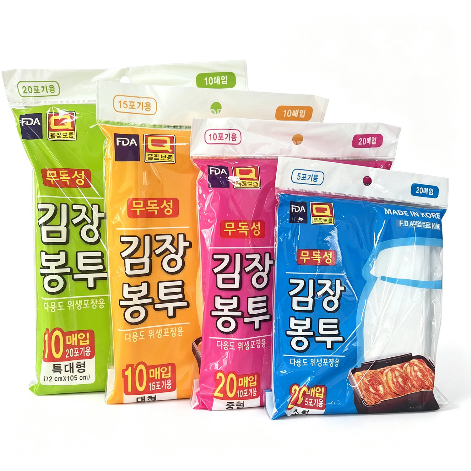 韩国进口腌制泡菜专用保鲜袋大容量塑料大袋子PE透明塑料保鲜袋