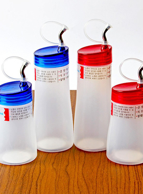 韩国进口BEST不锈钢嘴挤压瓶沙拉瓶液体调料瓶塑料沙拉瓶挤酱瓶1P