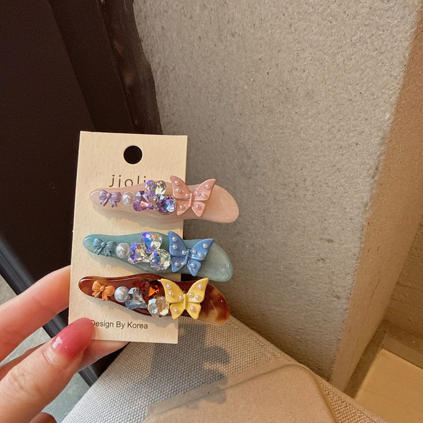 甜美气质蝴蝶水钻鸭嘴夹时尚镶钻珍珠刘海碎发侧边夹高级感一字夹,饰品/流行首饰/时尚饰品新,民族风发饰,淘宝优惠券,粉丝福利购,淘宝优惠卷