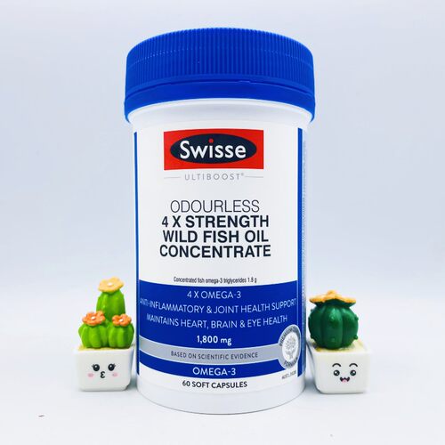 Swisse四倍鱼油高浓度DHA补脑