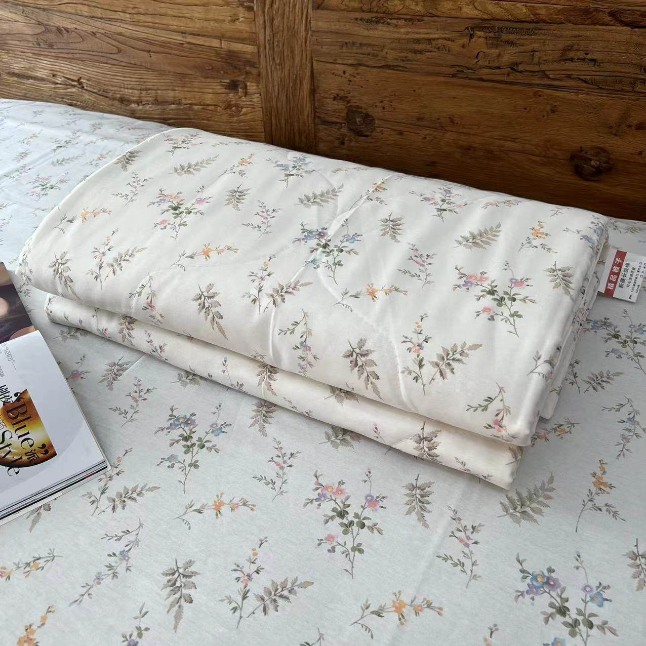 刘大姐家 纯棉印花碎花可水洗棉花被空调被单双人被子被芯薄被子,床上用品,化纤被,淘宝优惠券,粉丝福利购,淘宝优惠卷