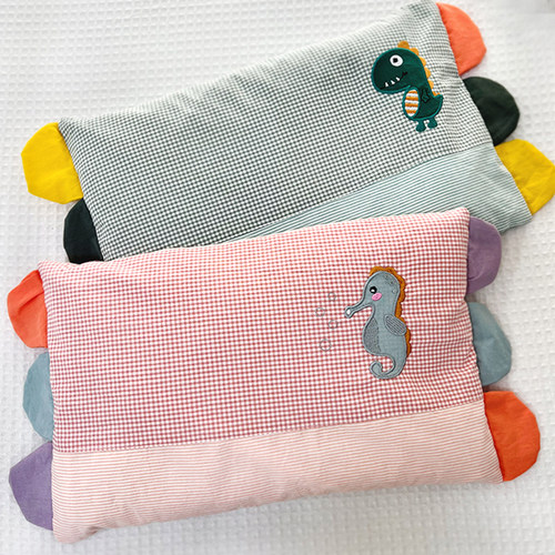 儿童全棉水洗棉枕头卡通纯棉幼儿园午休枕芯宝宝小学生可拆洗