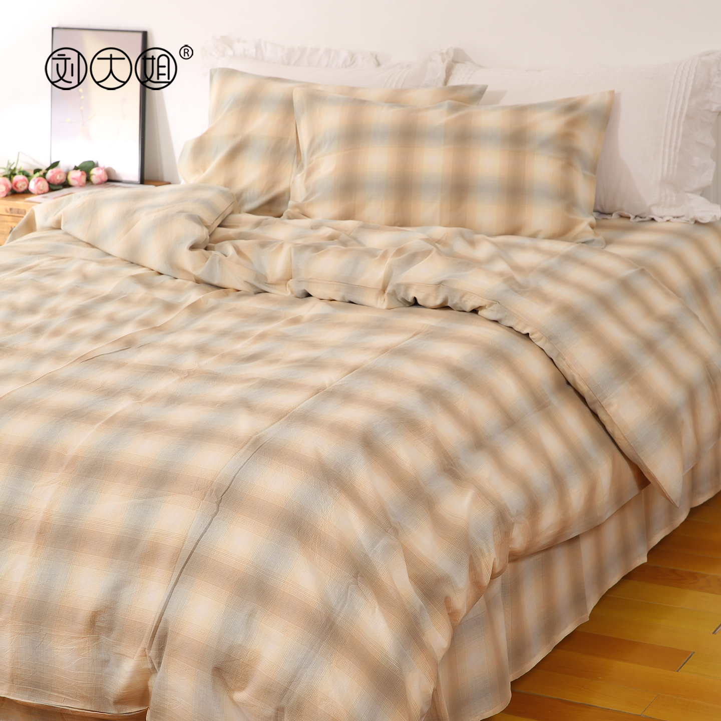 A类全棉水洗棉床单100纯棉四季款