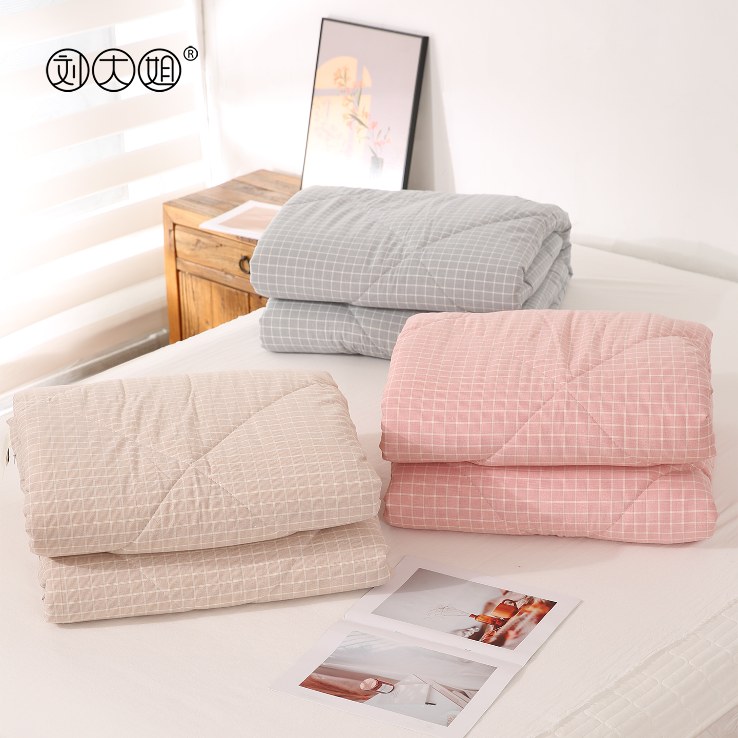 A类水洗棉新疆纯棉花被加厚秋冬