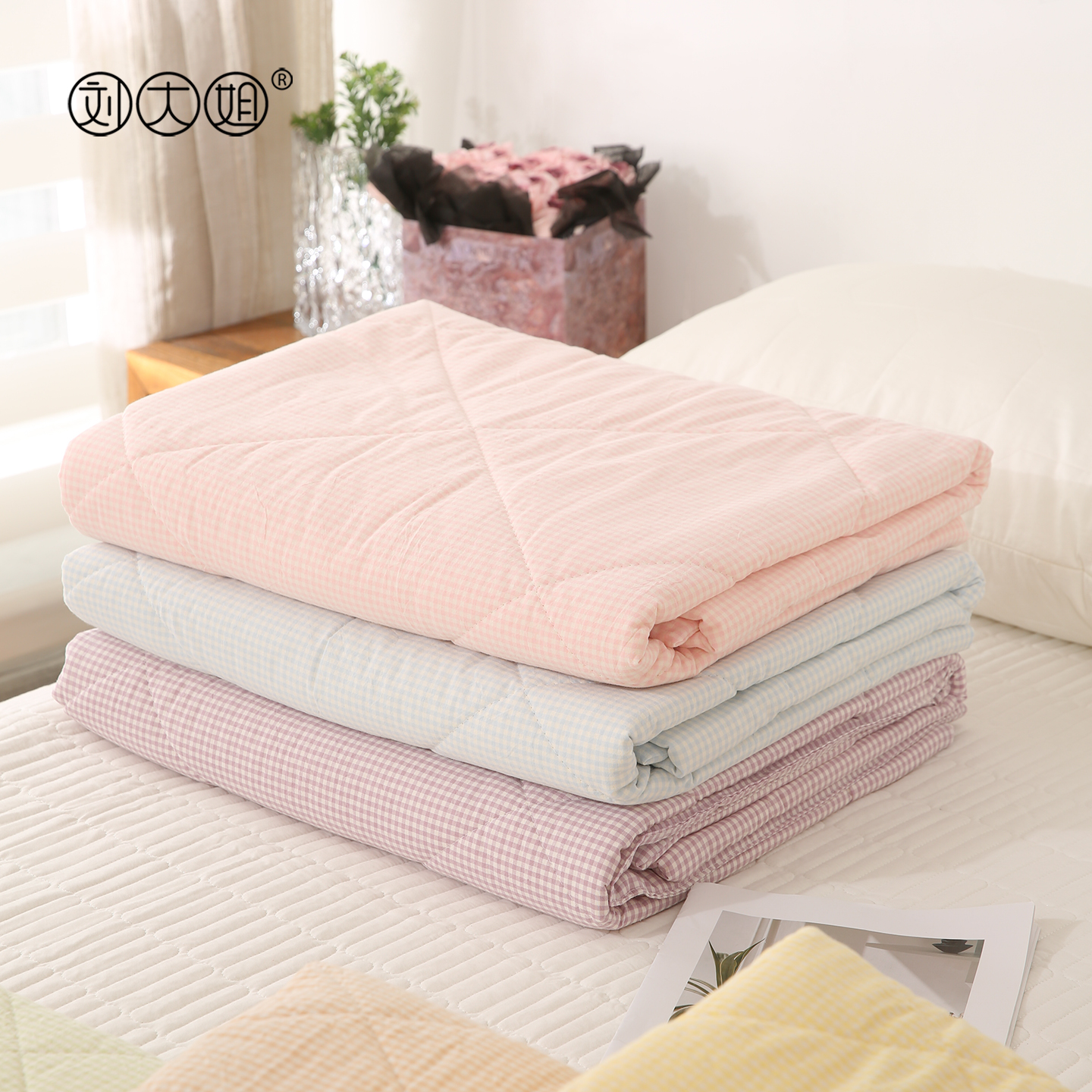 A类无荧光儿童棉花被全棉色织