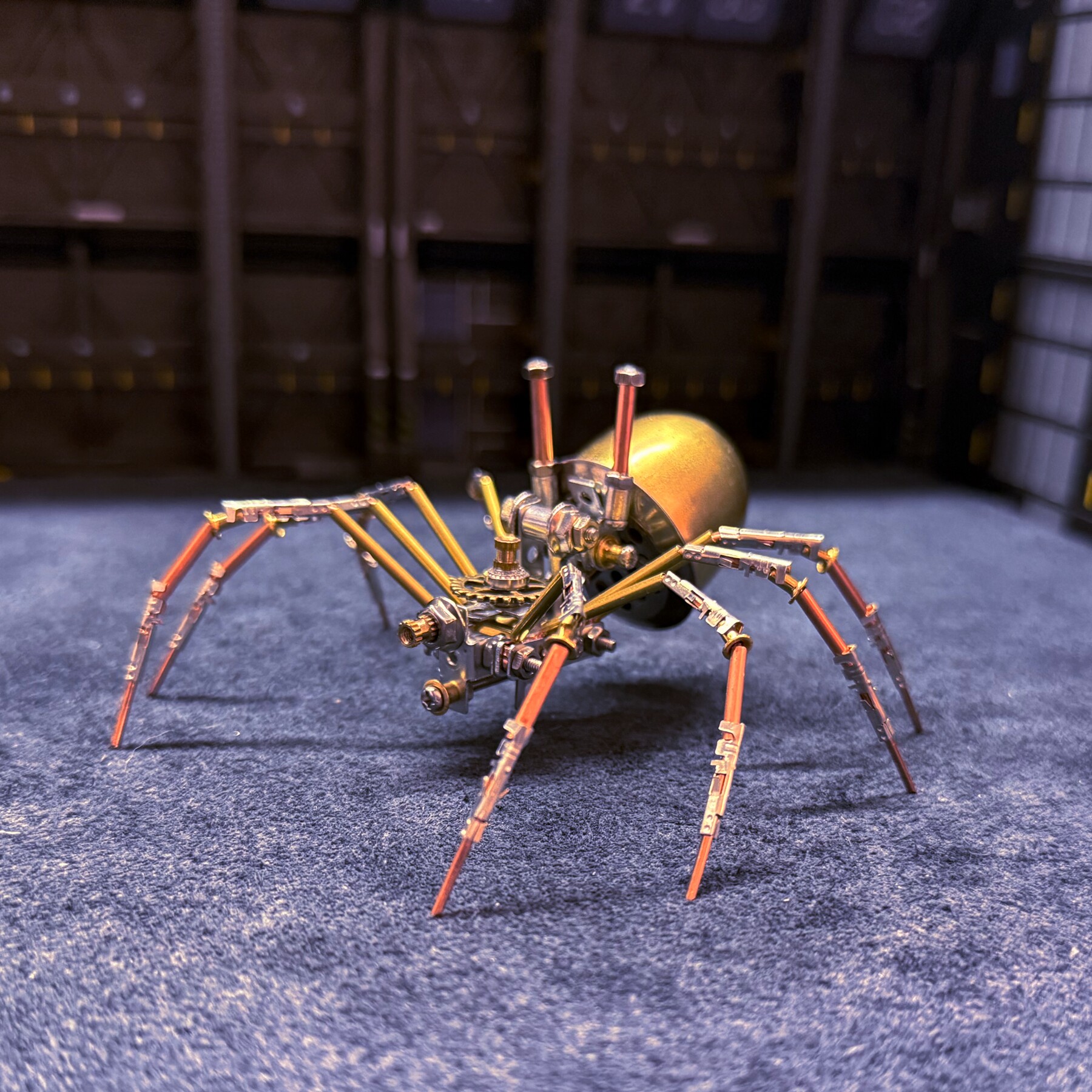 机械蜘蛛送朋友礼物创意手工